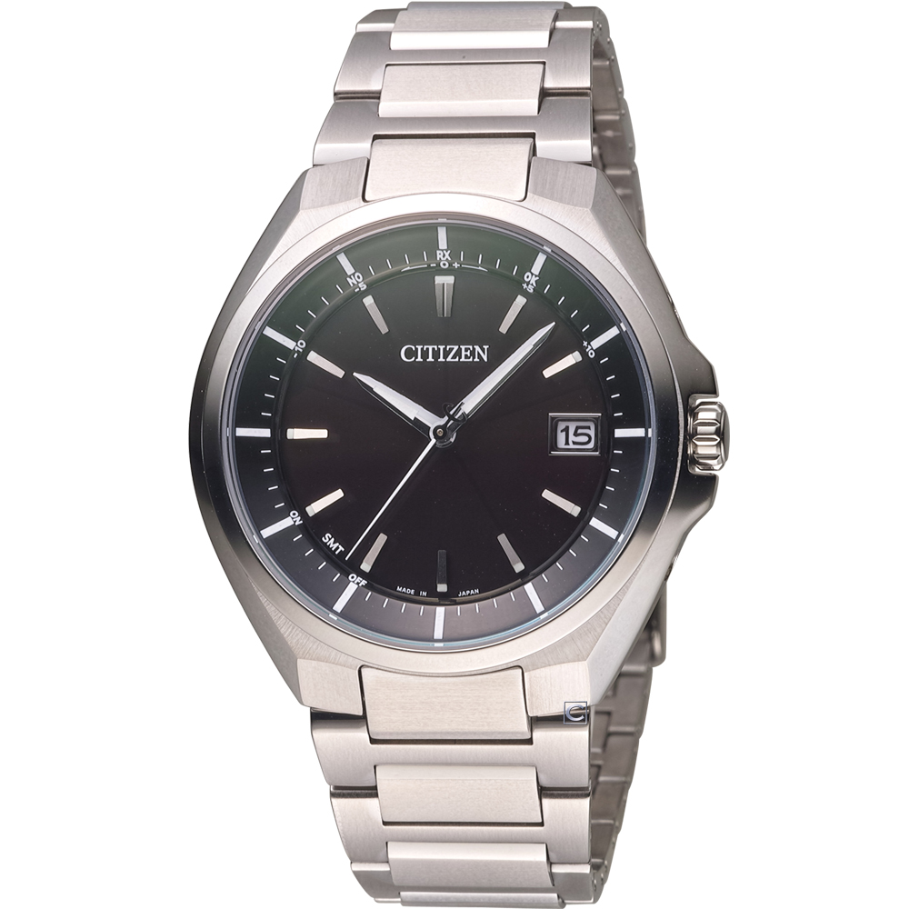 CITIZEN 星辰 超級鈦全球電波光動能錶(CB3010-57E)-黑/42mm