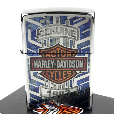 【ZIPPO】美系~哈雷~Harley-Davidson-Logo圖案設計打火機