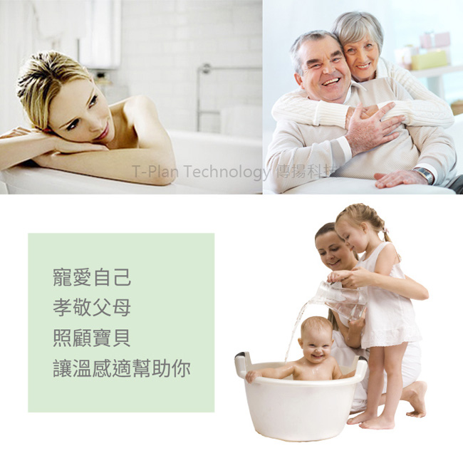 傳揚Temp Care 溫感適除氯溫度顯示蓮蓬頭專用濾心 (食品級左旋維他命C)