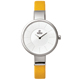 OBAKU 采麗時刻時尚腕錶-銀框x黃皮帶/32mm product thumbnail 1