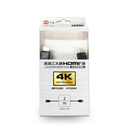 PX大通高速乙太網HDMI線2米 HDMI-2MS