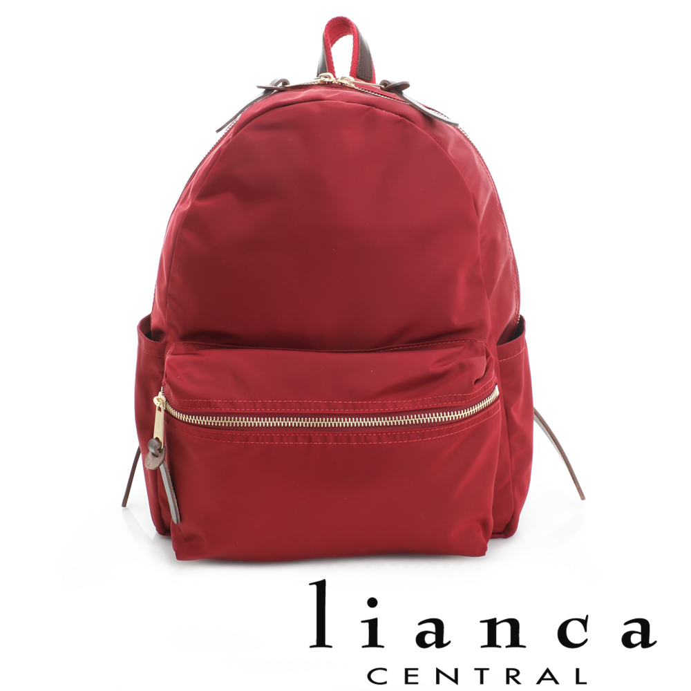 lianca 純手工製LIMONTA CLASSIC後背包(小) 棗紅