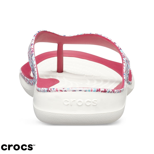 Crocs 卡駱馳 (女鞋) 女士激浪繽紛人字拖 205365-96R