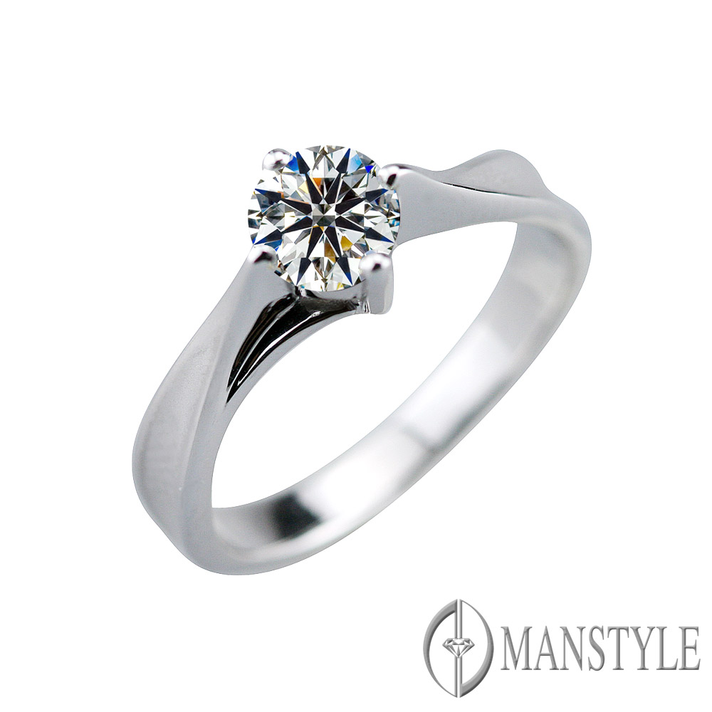 MANSTYLE 風情 0.60ct 八心八箭鑽石戒指
