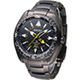 SEIKO SPOSPEX 兩地時間人動電能腕錶(SUN047J1)-黑x黃/46mm product thumbnail 1