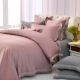 Cozy inn 極圈-粉紫 300織精梳棉被套床包組(雙人) product thumbnail 1