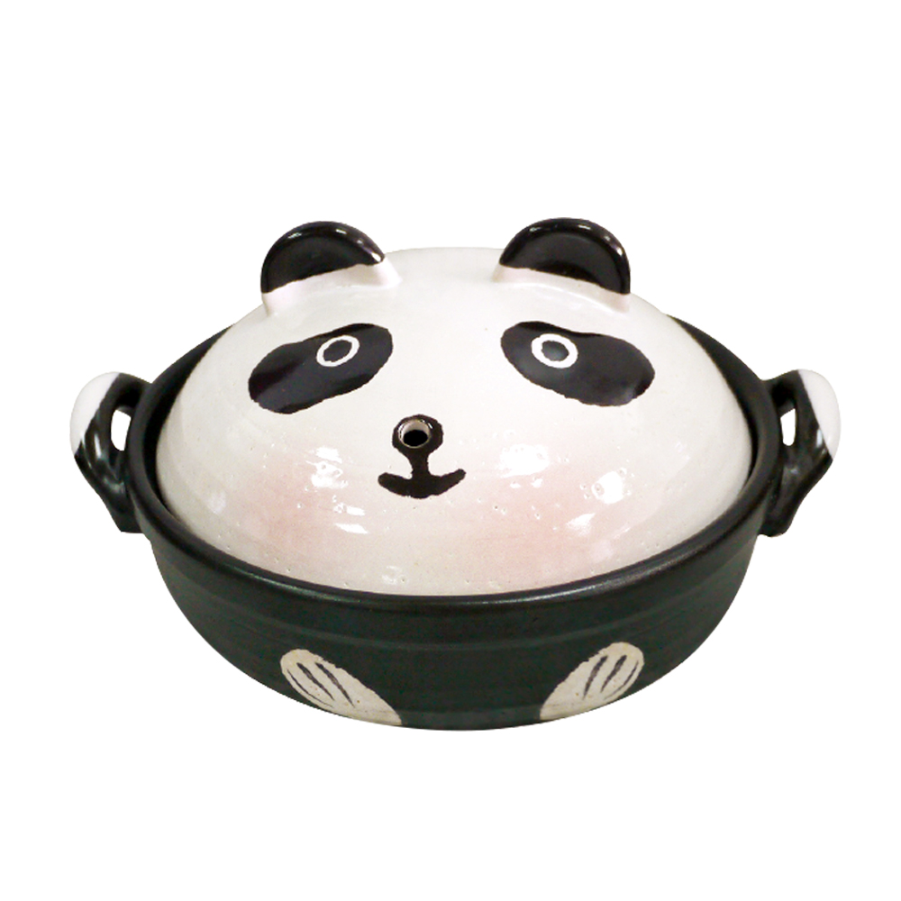 可愛熊貓造型砂鍋約 1~2人份