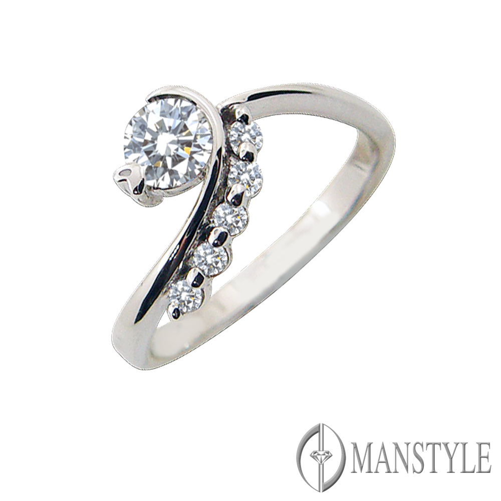 MANSTYLE DIAMOND「柔情依偎」0.30ct  八心八箭鑽戒