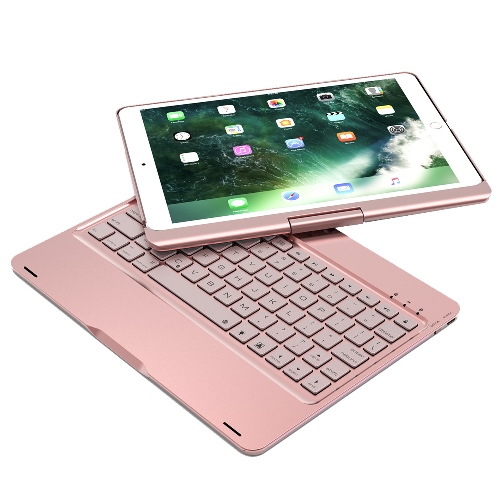 iPad Pro10.5吋專用360度旋轉型鋁合金藍牙鍵盤/筆電盒
