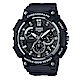 CASIO 逆跳的扇形計時獨立顯示日期運動錶(MCW-200H-1)黑面53.5mm product thumbnail 1