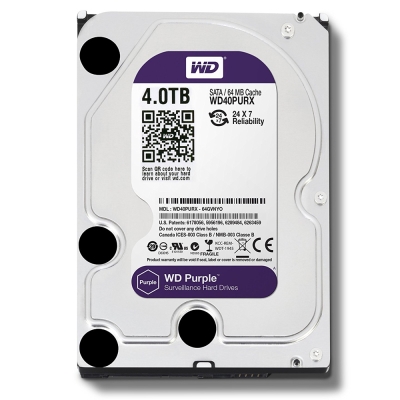 WD40PURZ 紫標 4TB 3.5吋監控系統硬碟