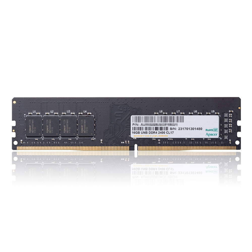 宇瞻Apacer DDR4 2400 1024x8 16GB RP 桌上型記憶體