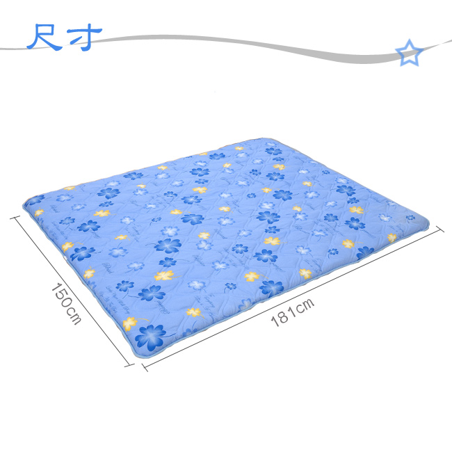 星辰 松本日式雙人床墊(藍幸運草)