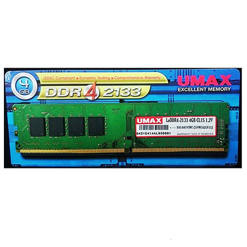 UMAX DDR4-2133 4GB 桌上型記憶體