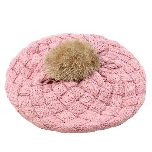 【iSFun】鬆軟棉織兒童貝蕾帽(粉)