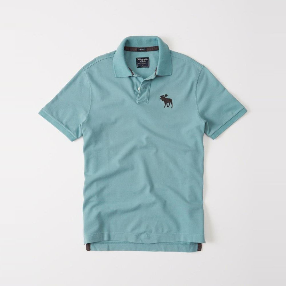 AF a&f Abercrombie & Fitch POLO 藍色 353