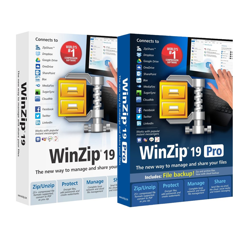 WinZip 19 Pro 專業壓縮軟體(下載版 含備份光碟)