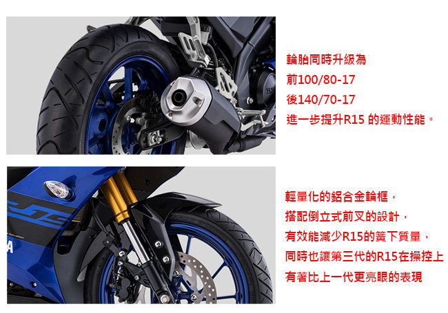 (無卡分期-36期)YAMAHA普通重型機車YZF-R155 倒叉版 V3.0 (2018新車)