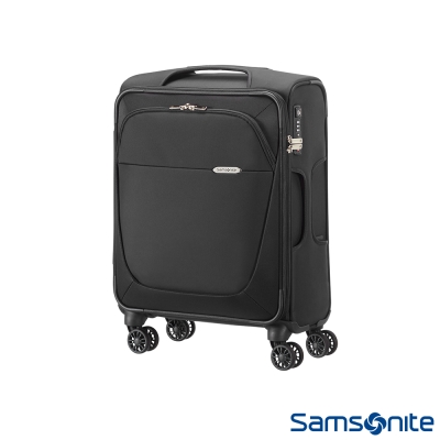 Samsonite新秀麗20吋B-Lite商務型超大容量飛機輪布面TSA海關鎖登機箱(黑)