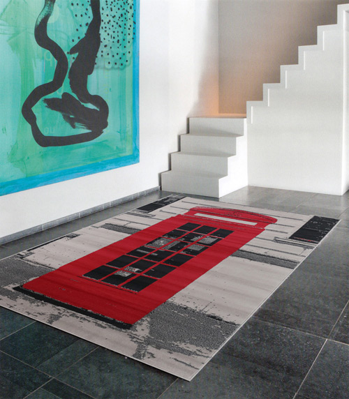 Ambience-比利時Shiraz 現代地毯--電話亭(160x230cm).