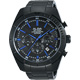 ALBA 魅力時尚三眼計時腕錶(AT3601X1)-IP黑x藍時標/45mm product thumbnail 1