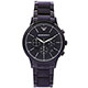 Armani Classic 摩登黑色三眼男性不鏽鋼手錶(AR2485)-黑紋面/42mm product thumbnail 1