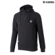 K-Swiss Back Grapchic Hoodie印花連帽上衣-男-黑 product thumbnail 1