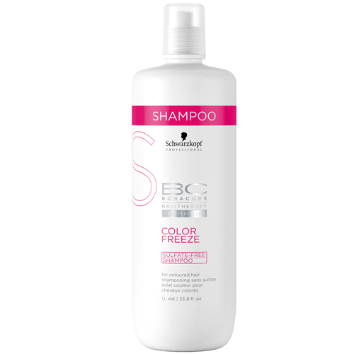 Schwarzkopf施華蔻 晶燦鎖色無硫酸鹽洗髮露1000ml-快速到貨