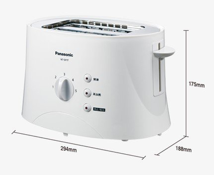 Panasonic 國際牌五段調節烤麵包機 NT-GP1T