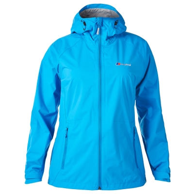 【Berghaus 貝豪斯】女款AQ2防水透氣外套H22F17-藍