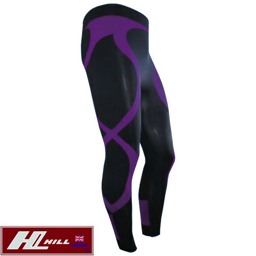 【HILL】女款 +Plus運動/路跑 涼感壓縮褲/ 壓力褲 (紫) (S/M/L)