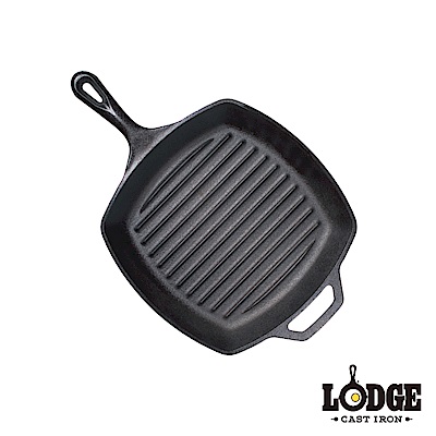 Lodge 鑄鐵方型牛排煎鍋 10.5吋