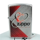 ZIPPO美系-80週年紀念款-人字型拉絲鍍鉻打火機 product thumbnail 1