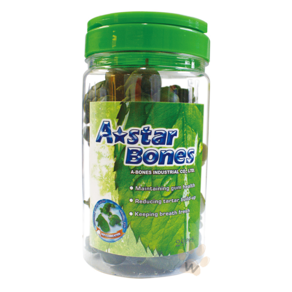 AStar Bones 有趣動物造型潔牙骨 桶裝 2入