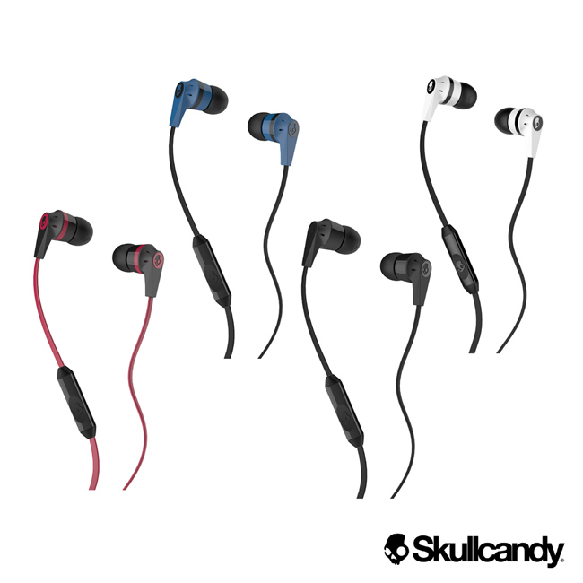 美國Skullcandy 潮牌INKD應可入耳式耳機-四色(公司貨)