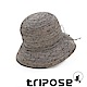 tripose 經典水洗-100%手工Raffia時尚遮陽草帽-帽簷-8cm(水洗灰) product thumbnail 1