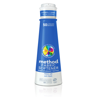 Method 美則八倍濃縮智慧環保衣物柔軟精-清新600ml