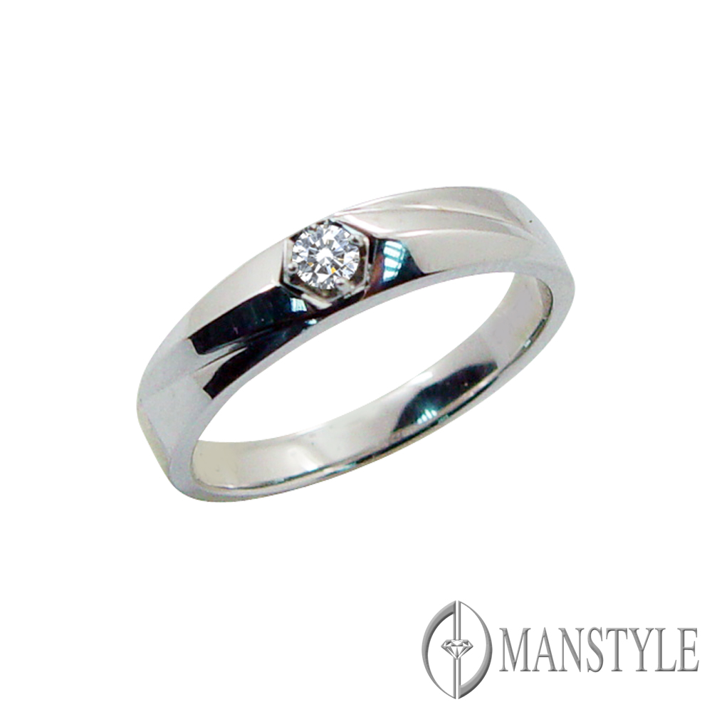 MANSTYLE DIAMOND「今生相伴」0.08ct 八心八箭鑽戒