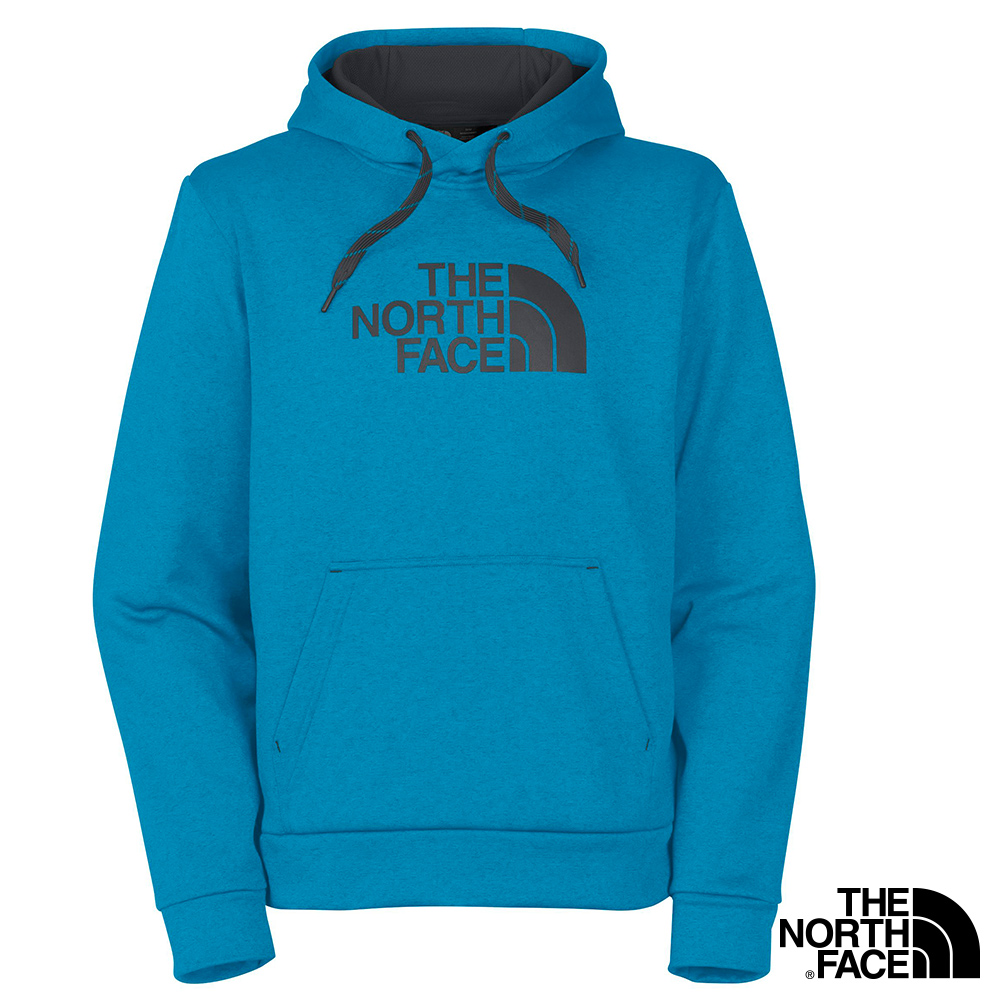 The North Face 男 抗UV 兜帽套頭衫 地球藍