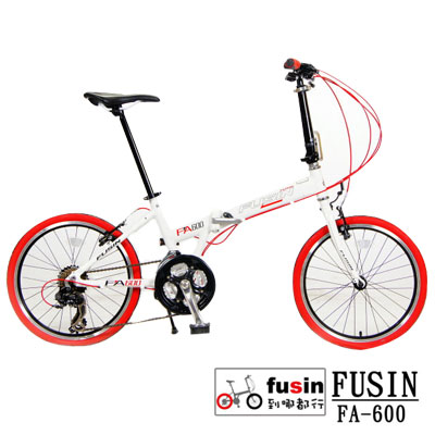 【FUSIN】FA600 輕量鋁合金20吋日本SHIMANO 21段速折疊車