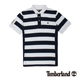 Timberland 男款深藍黑雙色拼接短袖Polo衫 product thumbnail 1