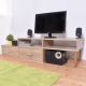 凱堡 雙層活動電視櫃組 簡易組裝 木紋風200x39x39cm product thumbnail 1