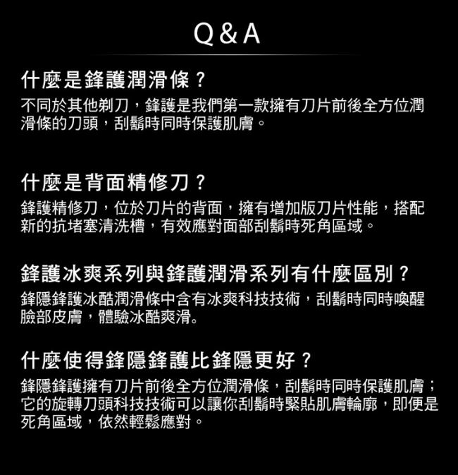 吉列鋒護Proshield潤滑系列刮鬍刀