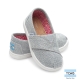 TOMS 經典亞麻布懶人鞋-幼童款 product thumbnail 1