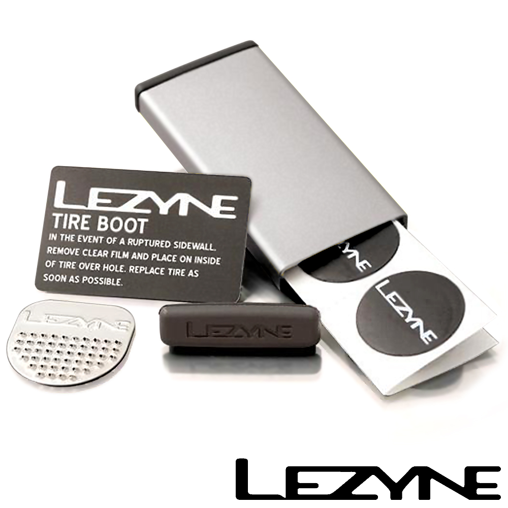 LEZYNE METAL KIT彩色鋁盒補胎片組 (銀)