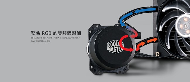Cooler Master MasterLiquid ML120L RGB 水冷散熱器