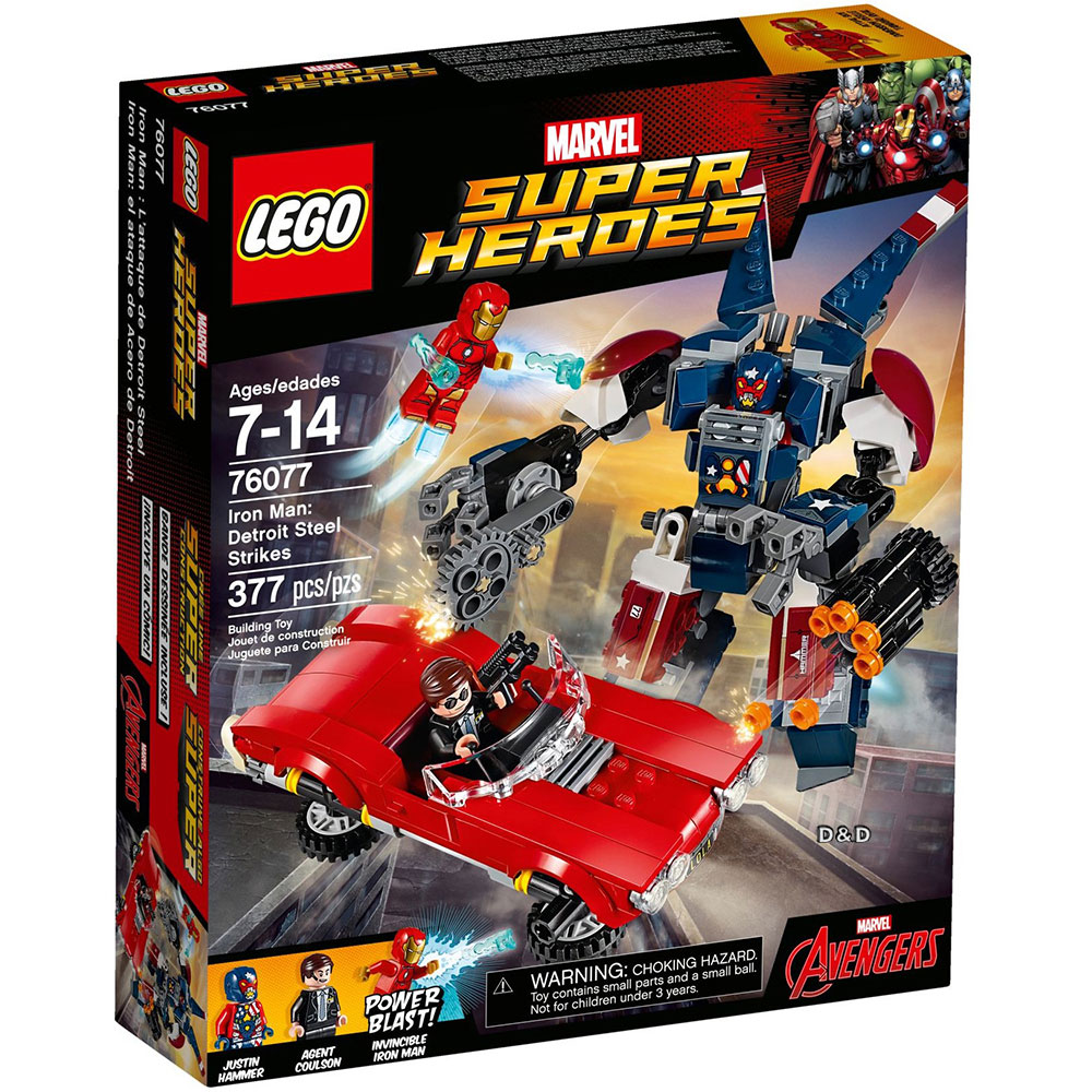 樂高LEGO 超級英雄系列 - LT76077 Iron Man: Detroit Ste