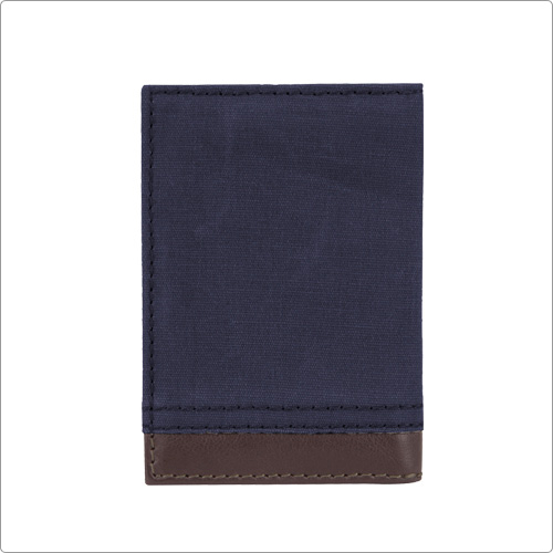 《TRAVELON》Courier帆布防護卡片證件夾(藍)
