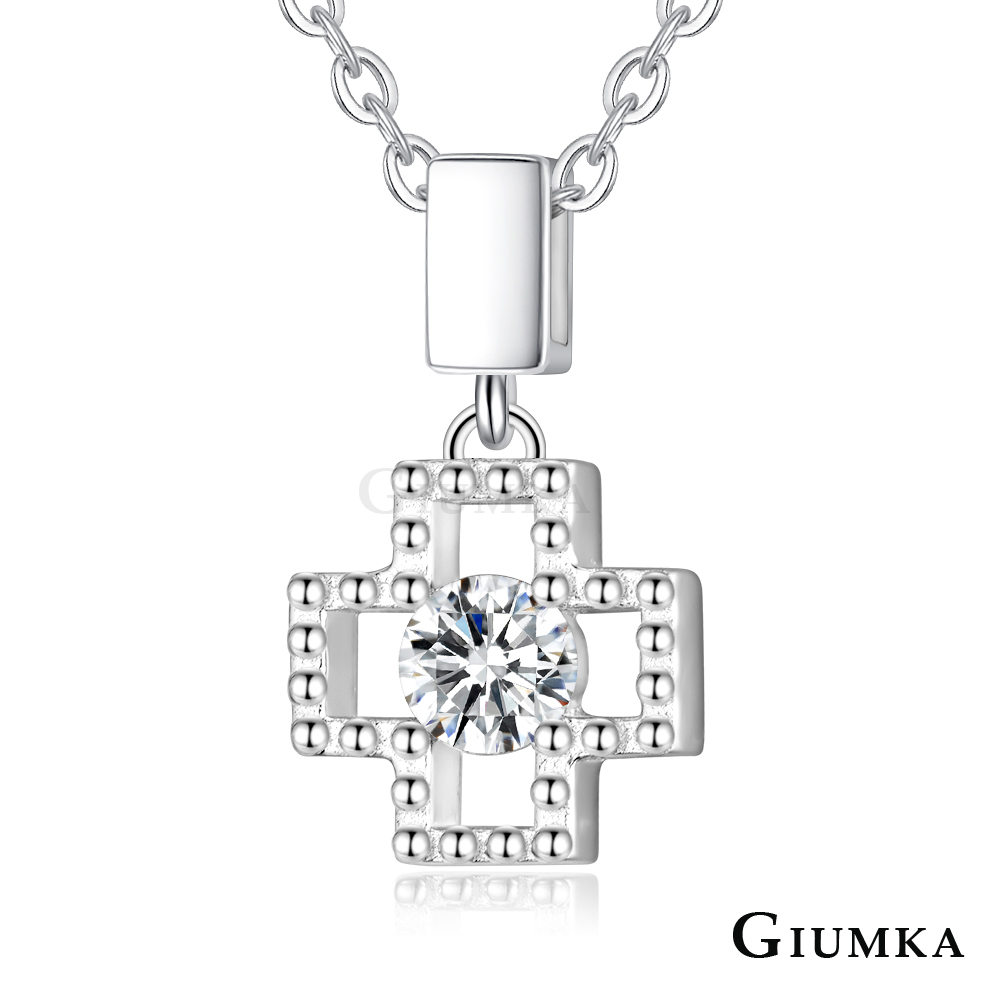 GIUMKA 925純銀項鍊 唯一 十字架 純銀女鍊-共3色