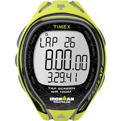 TIMEX Ironman 鐵人路跑腕錶-螢光綠/45mm